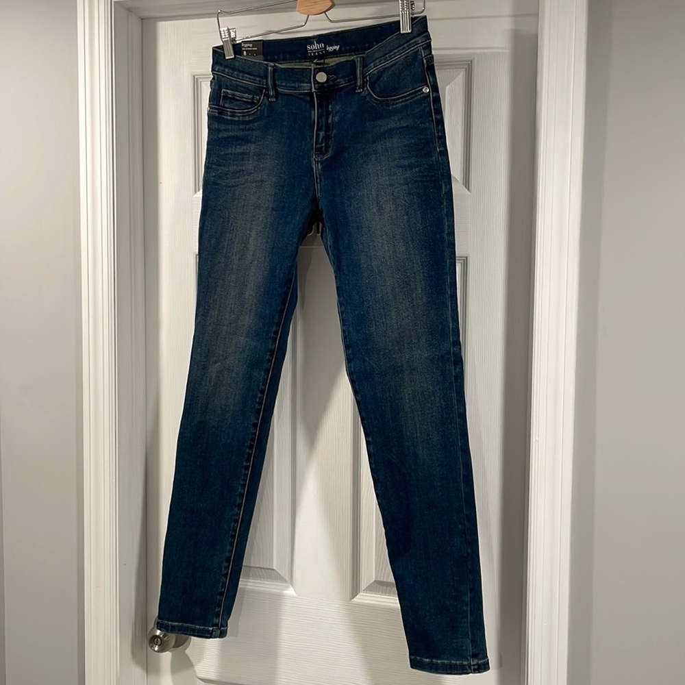 NWT NY&Co legging jeans size 8 lower rise. Super soft and stretchy
